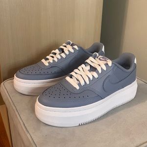 Nike Women's Court Vision Low Alta Platform Shoes